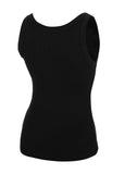 Damen Tanktop Rib LAYLA - Schwarz