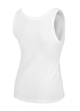 Women's Rib Tank Top LAYLA - White