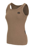 Damen Tanktop Rib LAYLA - Coyote braun