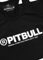 Damen Tanktop Slim Fit PITBULL R - Schwarz