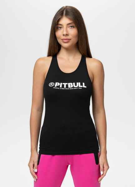 Damen Tanktop Slim Fit PITBULL R - Schwarz