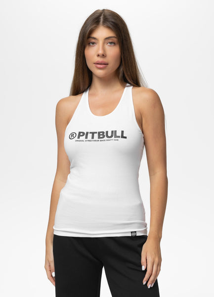 Damen Tanktop Slim Fit PITBULL R - Weiß