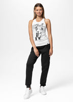Damen Tanktop Slim Fit PUPPY - Weiß