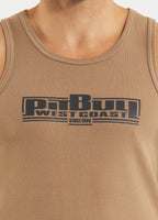 Herren Tanktop Rib BOXING - Coyote braun