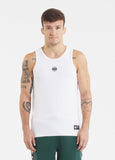 Tanktop für Herren Rib SMALL LOGO - Weiß