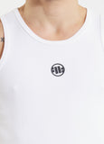 Tanktop für Herren Rib SMALL LOGO - Weiß