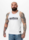 Herren Tanktop Rib BOXING - Weiß