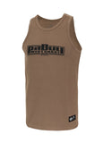 Herren Tanktop Rib BOXING - Coyote braun
