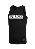 Herren Tanktop Rib BOXING- Schwarz
