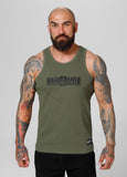 Herren Tanktop Rib BOXING - Olivgrün