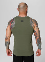 Herren Tanktop Rib BOXING - Olivgrün