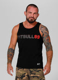 Herren Tank Top Slim Fit Dog 89 - Schwarz