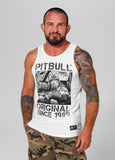 Herren Tank Top Slim Fit Drive - Weiß