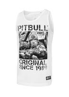 Herren Tank Top Slim Fit Drive - Weiß