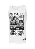Herren Tank Top Slim Fit Drive - Weiß