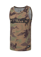 Herren Tank Top Slim Fit Hilltop - Woodland Camo