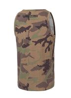 Herren Tank Top Slim Fit Hilltop - Woodland Camo