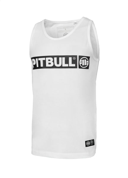 Herren Tank Top Slim Fit Hilltop - Weiß