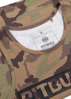 Herren Tank Top Slim Fit Hilltop - Woodland Camo