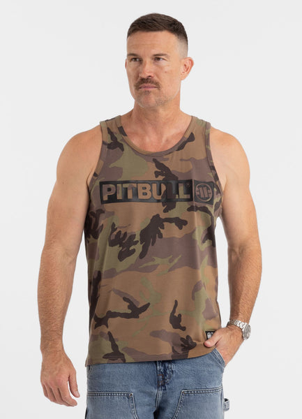 Herren Tank Top Slim Fit Hilltop - Woodland Camo