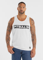 Herren Tank Top Slim Fit Hilltop - Weiß