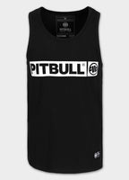 Herren Tank Top Slim Fit Hilltop - Schwarz
