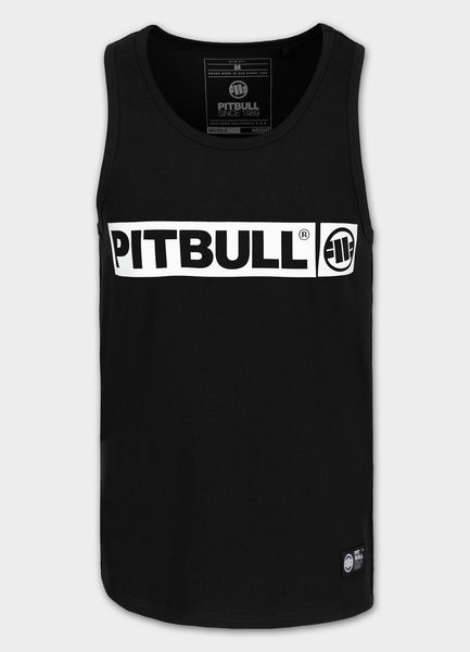 Herren Tank Top Slim Fit Hilltop - Schwarz