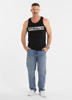 Herren Tank Top Slim Fit Hilltop - Schwarz