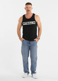 Herren Tank Top Slim Fit Hilltop - Schwarz