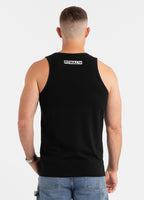 Herren Tank Top Slim Fit Hilltop - Schwarz