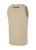 Herren Tank Top Slim Fit Hilltop - Sand