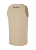 Herren Tank Top Slim Fit Hilltop - Sand