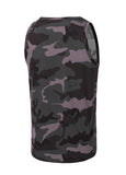 Herren Tank Top Slim Fit Small Hilltop - All Black Camo
