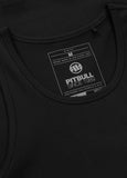 Herren Tank Top Slim Fit Small Logo - Schwarz