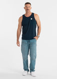 Herren Tank Top Slim Fit Small Logo