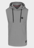 Hooded Spandex Hilltop Tank Top - Grey