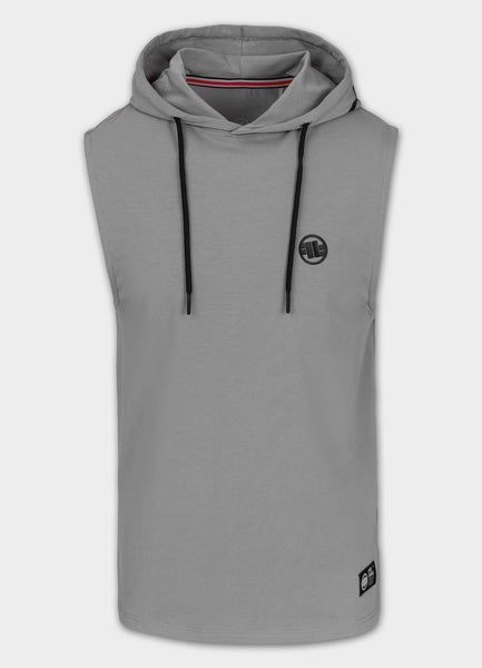 Hooded Spandex Hilltop Tank Top - Grey
